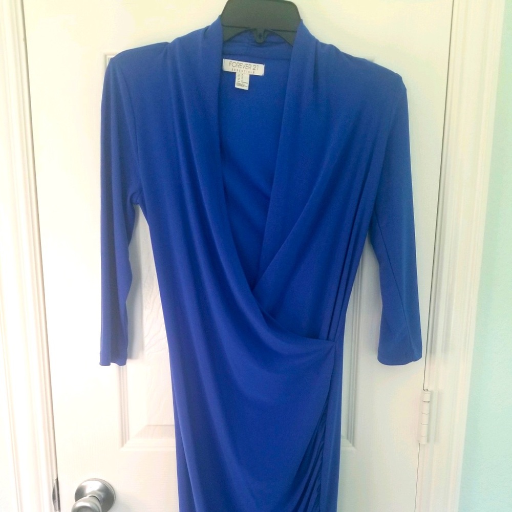 Royal blue dress